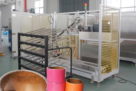 氨綸紡織膠帶紙筒紙管自動噴碼理料分揀機